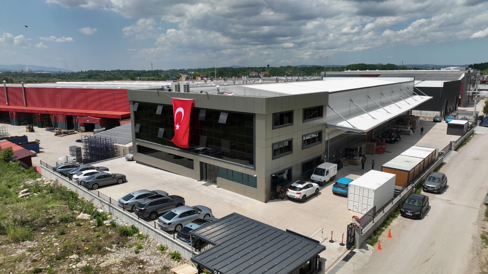 Nordeston manufacturing facility in Kartepe, Kocaeli - modern battery and supercapacitor production building